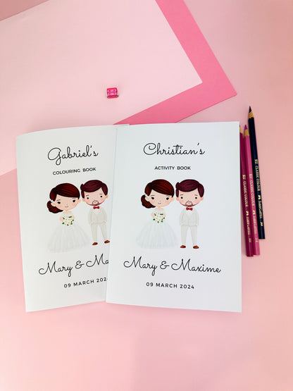 Wedding colouring and activity book