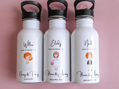 Page boy/ Flower Girl Water bottle