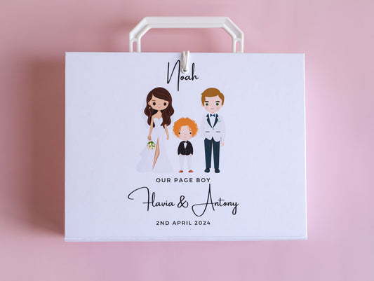 Personalised A5 page boy/flower girl